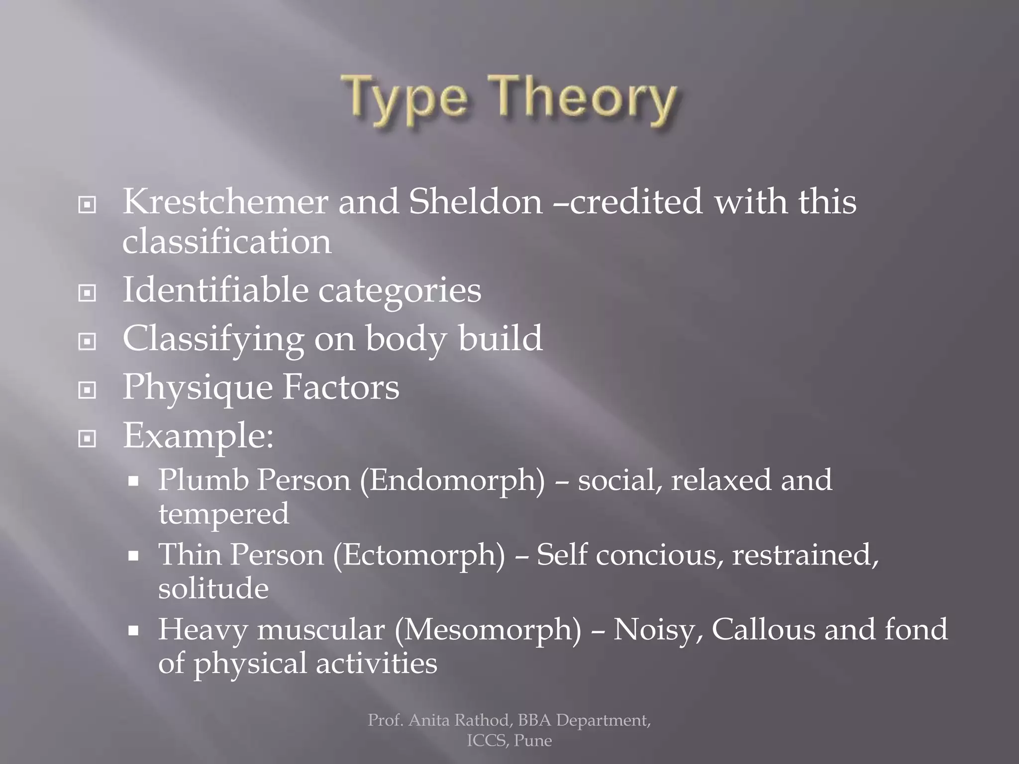Individual determinants of organisational behaviour