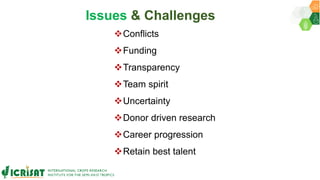 Research Program Genetic Gains (RPGG) - Review Meeting 2021: Genomics & Trait Discovery By Dr Rajeev Gupta