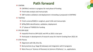 Research Program Genetic Gains (RPGG) - Review Meeting 2021: Genomics & Trait Discovery By Dr Rajeev Gupta