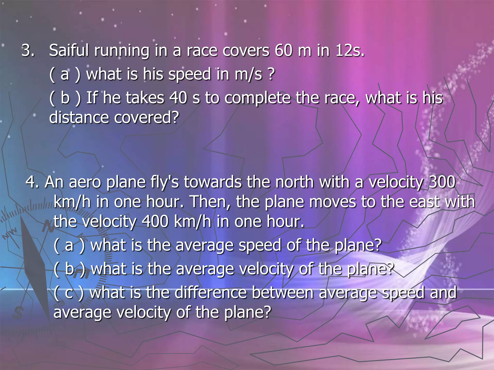 PHYSICS KSSM FORM 4 (2.1 Linear Motions)