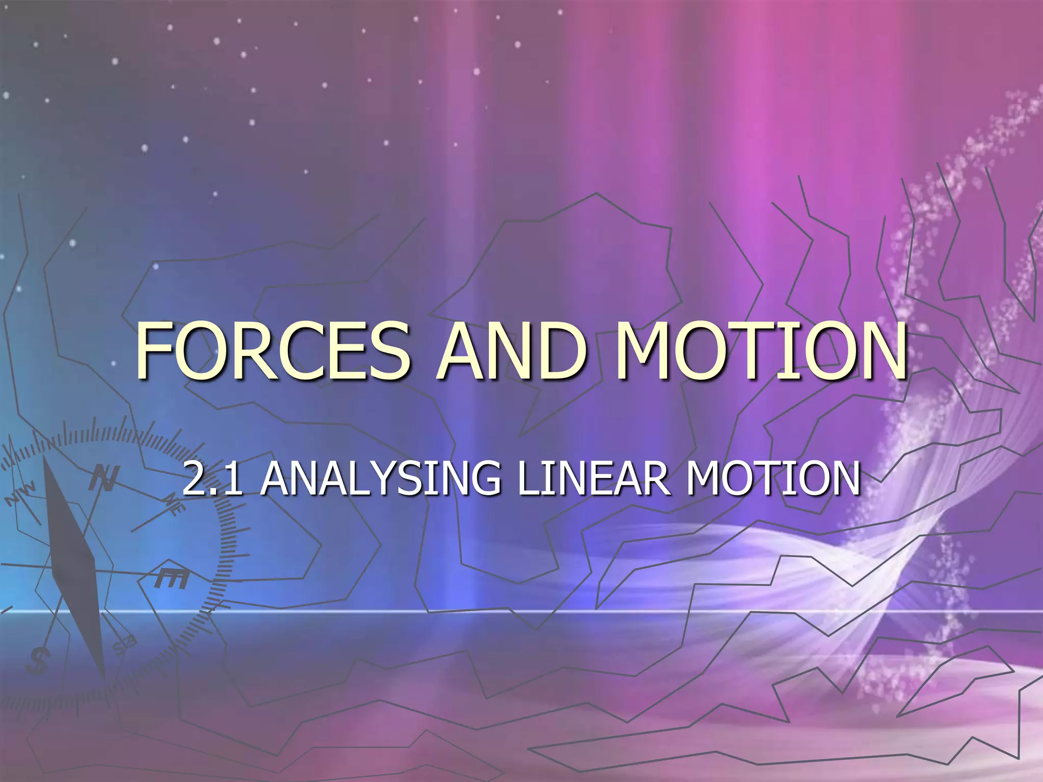 PHYSICS KSSM FORM 4 (2.1 Linear Motions)