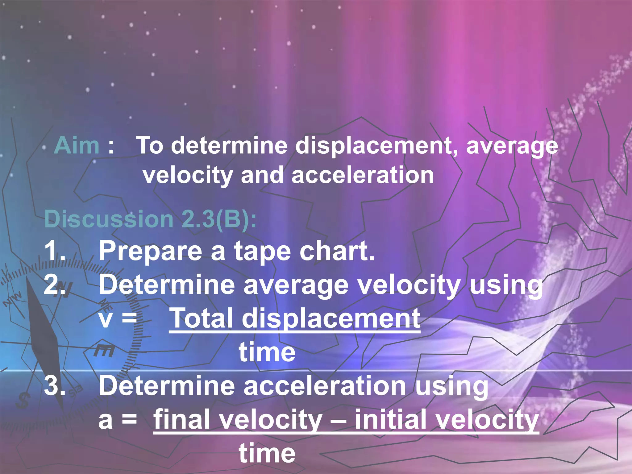 PHYSICS KSSM FORM 4 (2.1 Linear Motions)