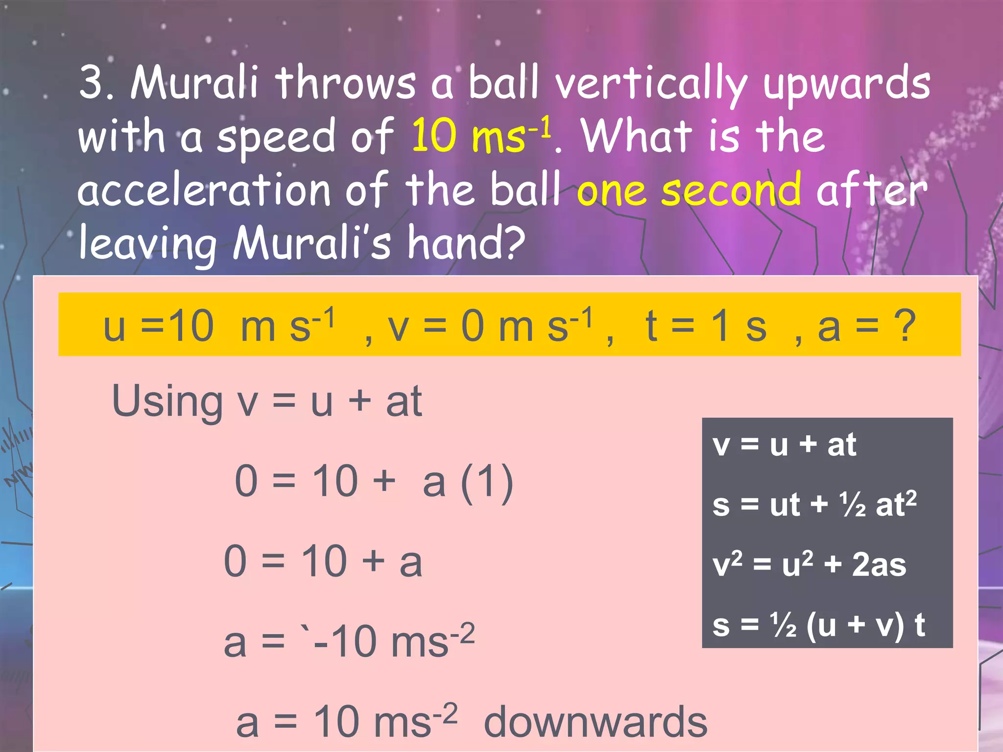 PHYSICS KSSM FORM 4 (2.1 Linear Motions)