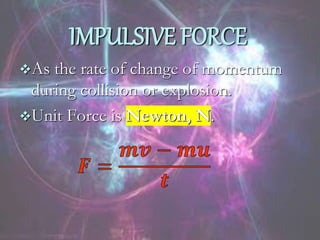 PHYSICS KSSM FORM 4 (2.7 impulse and impulsive force) | PPT