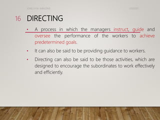 MANAGEMENT FUNCTIONS | PPTX