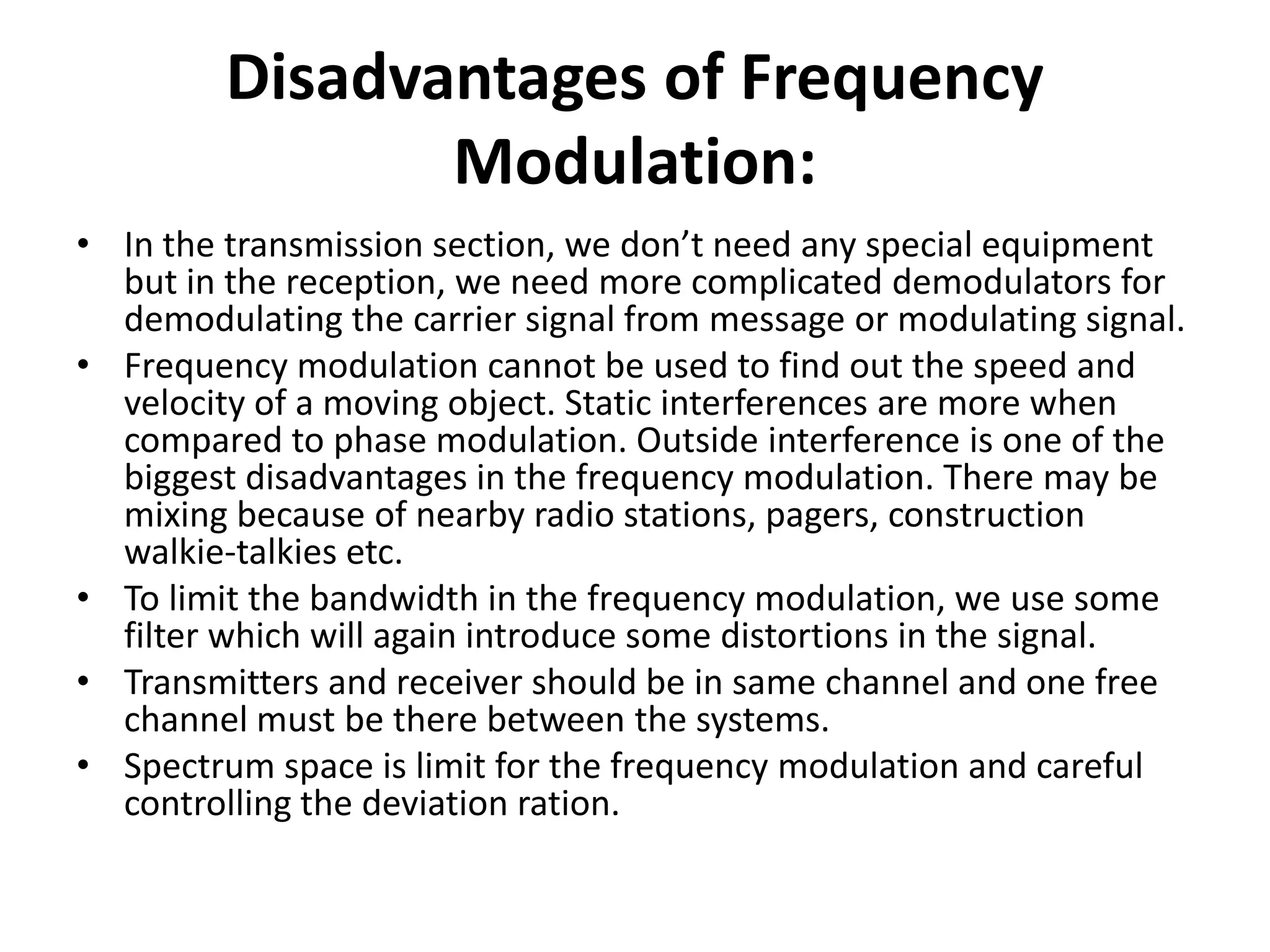 Modulation, Frequency Modulation, Phase Modulation, Amplitude ...