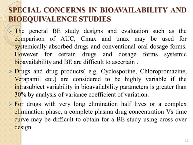 BIOEQUIVALENCE,BIOSIMILARDRUGPRODUCTS,ANDBCS | PDF | Pharmaceutical ...