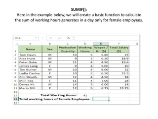 2. mathematical functions in excel | PDF | Programming Languages ...