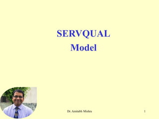 SERVQUAL
Model
1
Dr. Amitabh Mishra
 