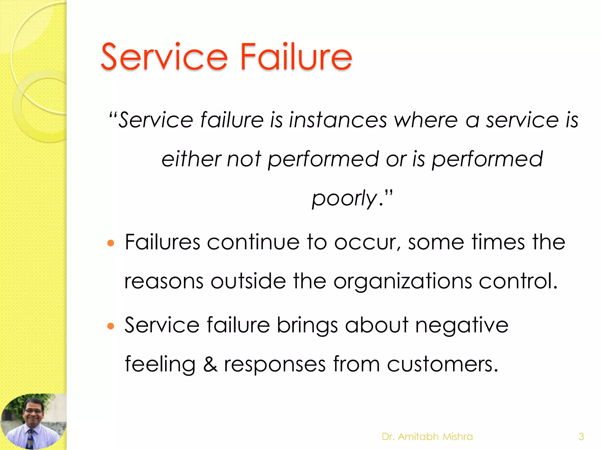 Service Failure, Complaint and Recovery | PDF