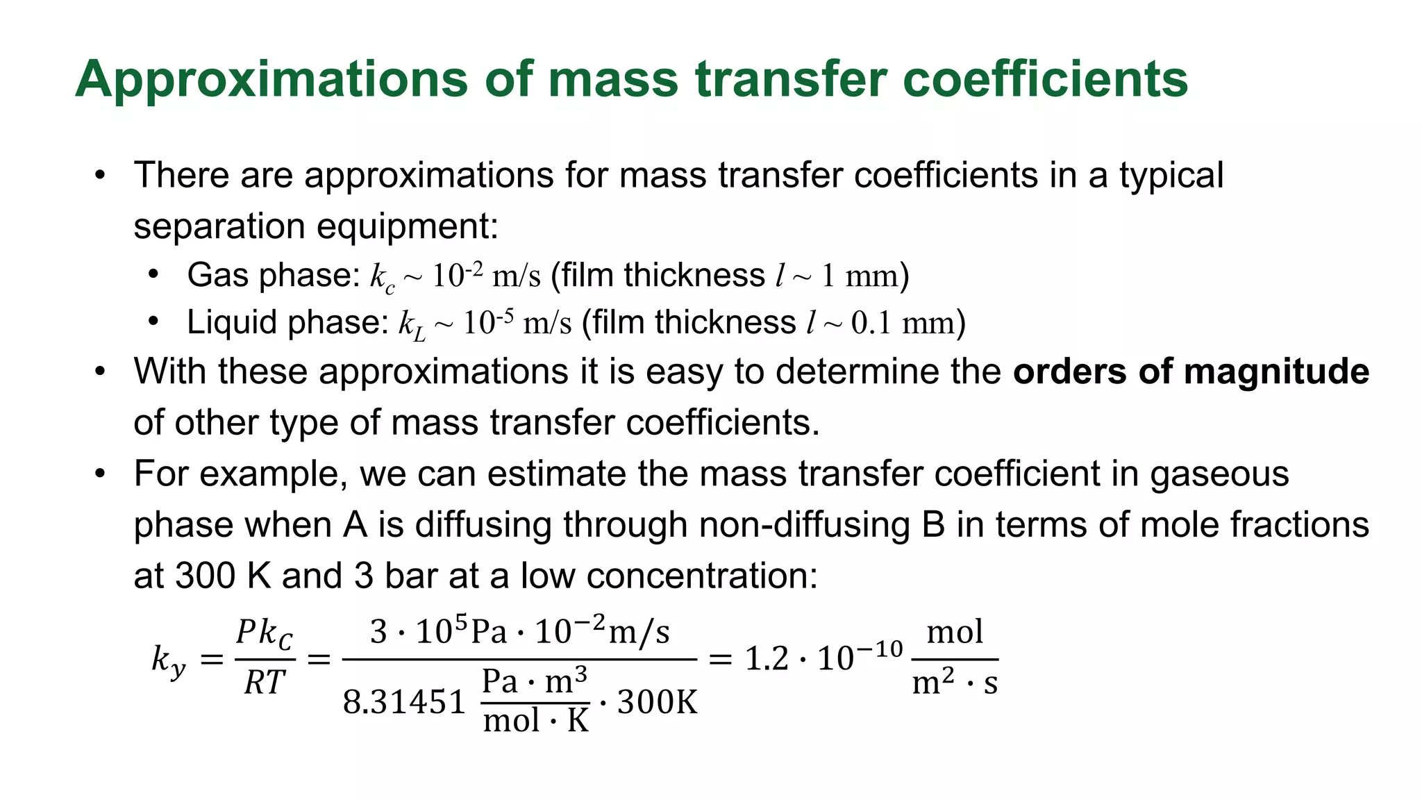 Convective mass transfer | PPTX