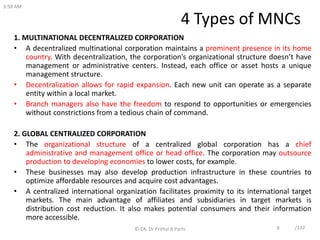 MNCs | PPSX