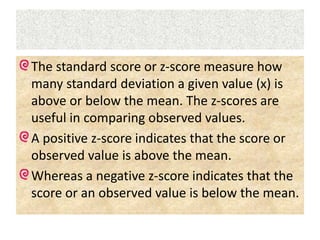2. standard scores | PPTX