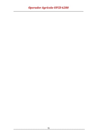 Operador Agrícola-UFCD 6280
15
 