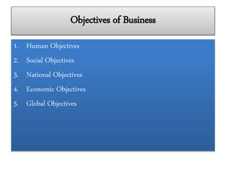 Objectives of Business | PPTX
