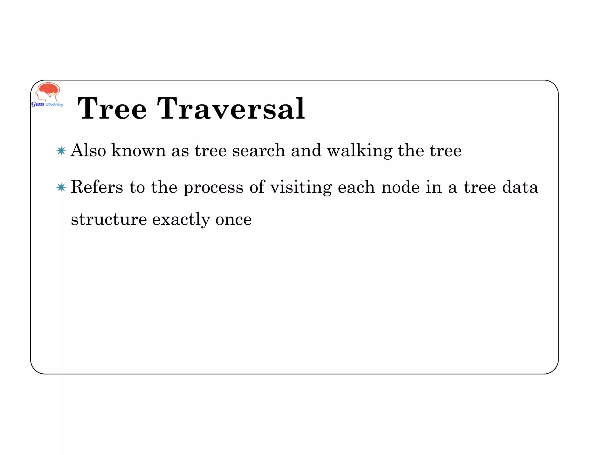 Binary tree traversals (Divide and Conquer) | PPT