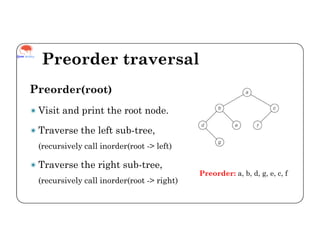 Binary tree traversals (Divide and Conquer) | PPT