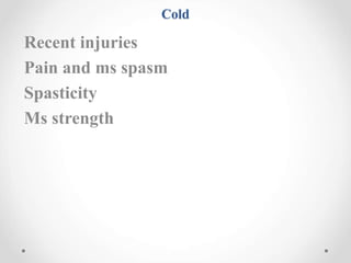physiology of heat and cold