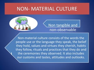 Non Material Technology Culture | PPTX