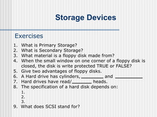 Introduction of storage devices(Brief Knowledge) | PPT