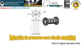 Prof. Dr. Miguel Quintana Ortiz
Asignatura: DISEÑO DE MODELOS
 