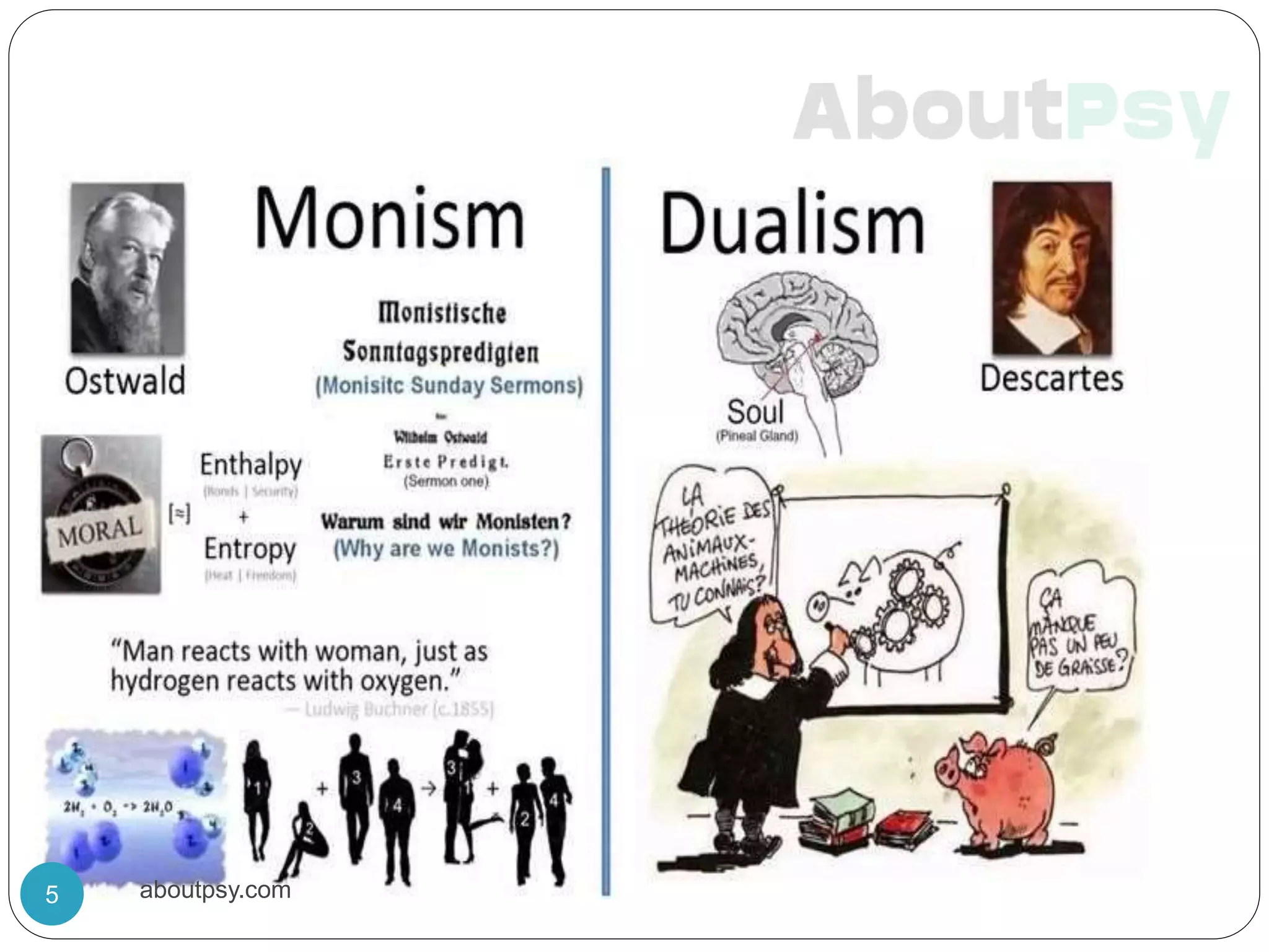 Dualist View Mind body relationship: Historical perspective|Health psychology ...
