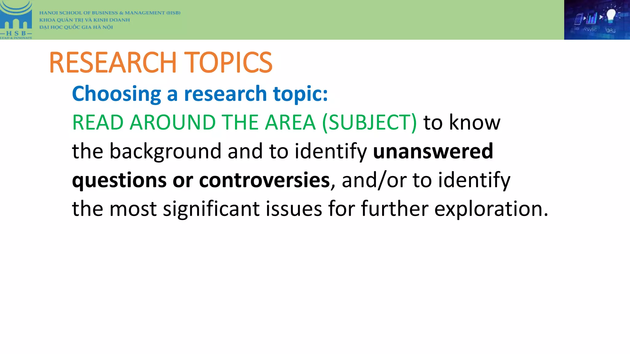 2. lecture 2 formulation of a research problem | PPT