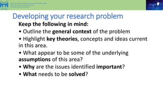 2. lecture 2 formulation of a research problem | PPT
