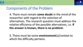 2. lecture 2 formulation of a research problem | PPT | Free Download