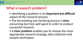 2. lecture 2 formulation of a research problem | PPT