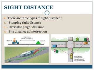 Sight Distance In Highway Engineering 2.2 HIGHWAY TRANSPORTATION : HIGHWAY GEOMETRIC DESIGN (TRE) 3150611 GTU ...