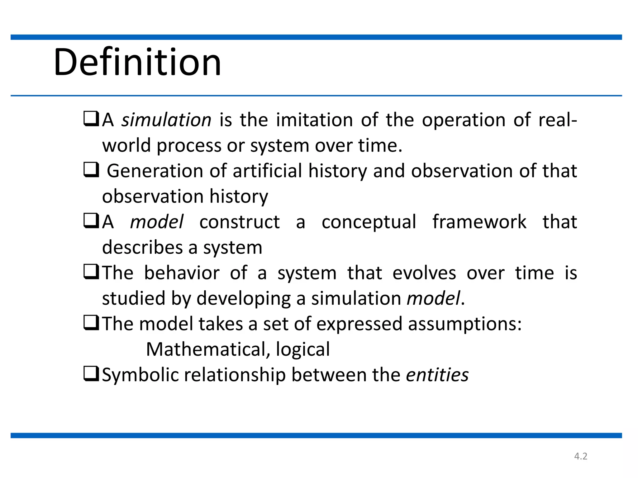 2. steps in a simulation study | PPT