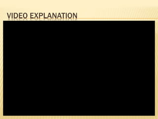 VIDEO EXPLANATION
 