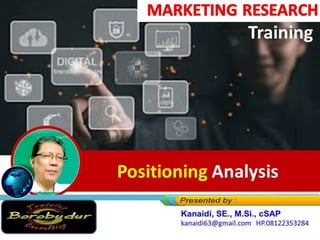 Positioning Analysis
Training
Indonesia
 