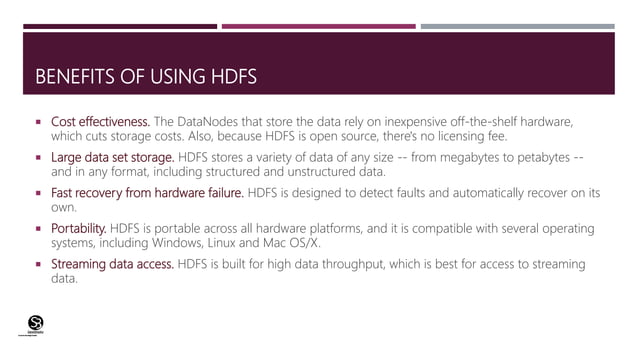 Design of Hadoop Distributed File System | PPT