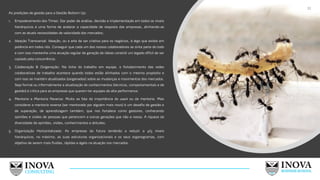 As predições de gestão para a Gestão Bottom Up:
1. Empoderamento dos Times: Dar poder de análise, decisão e implementação em todos os níveis
hierárquicos é uma forma de acelerar a capacidade de resposta das empresas, alinhando-as
com as atuais necessidades de velocidade dos mercados;
2. Ideação Transversal: Ideação, ou a arte de ser criativo para os negócios, á algo que existe em
potência em todos nós. Conseguir que cada um dos nossos colaboradores se sinta parte do todo
e com isso mantenha uma atuação regular de geração de ideias constrói um legado difícil de ser
copiado pela concorrência;
3. Colaboração & Oxigenação: Na linha do trabalho em equipe, o fortalecimento das redes
colaborativas de trabalho acontece quando todos estão alinhados com o mesmo propósito e
com isso se mantém atualizados (oxigenados) sobre as mudanças e movimentos dos mercados.
Seja formal ou informalmente a atualização de conhecimentos (técnicos, comportamentais e de
gestão) é crítica para as empresas que querem ter equipes de alta performance;
4. Mentoria e Mentoria Reversa: Muito se fala da importância do coach ou da mentoria. Mas
considerar a mentoria reversa (ser mentorado por alguém mais novo) é um desafio de gestão e
de superação, de aprendizagem também, que nos fortalece como gestores, conhecendo
opiniões e visões de pessoas que pertencem a outras gerações que não a nossa. A riqueza da
diversidade de opiniões, visões, conhecimentos e atitudes;
5. Organização Horizontalizada: As empresas do futuro tenderão a reduzir a 4/5 níveis
hierárquicos, no máximo, as suas estruturas organizacionais e os seus organogramas, com
objetivo de serem mais fluídas, rápidas e ágeis na atuação nos mercados.
31
 