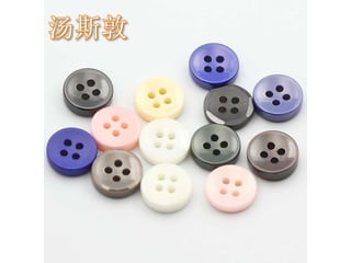 Color ceramic buttons