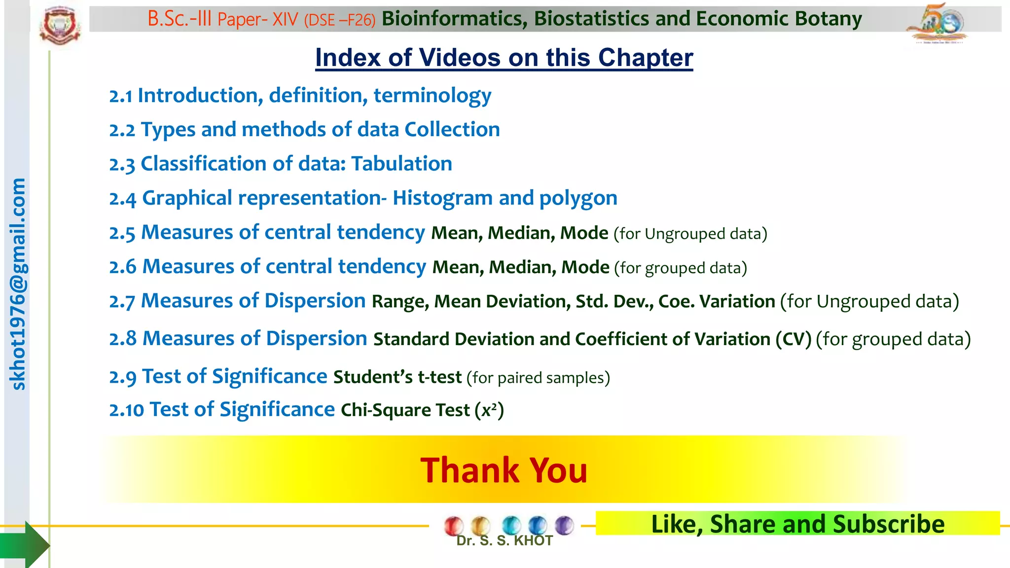 2. Biostatistics types and methods of data collection PPT