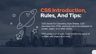 CSS Basic Introduction | PPT