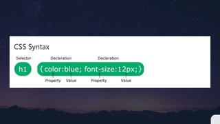 CSS Basic Introduction | PPT