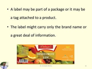 Packaging and Labaling | PDF
