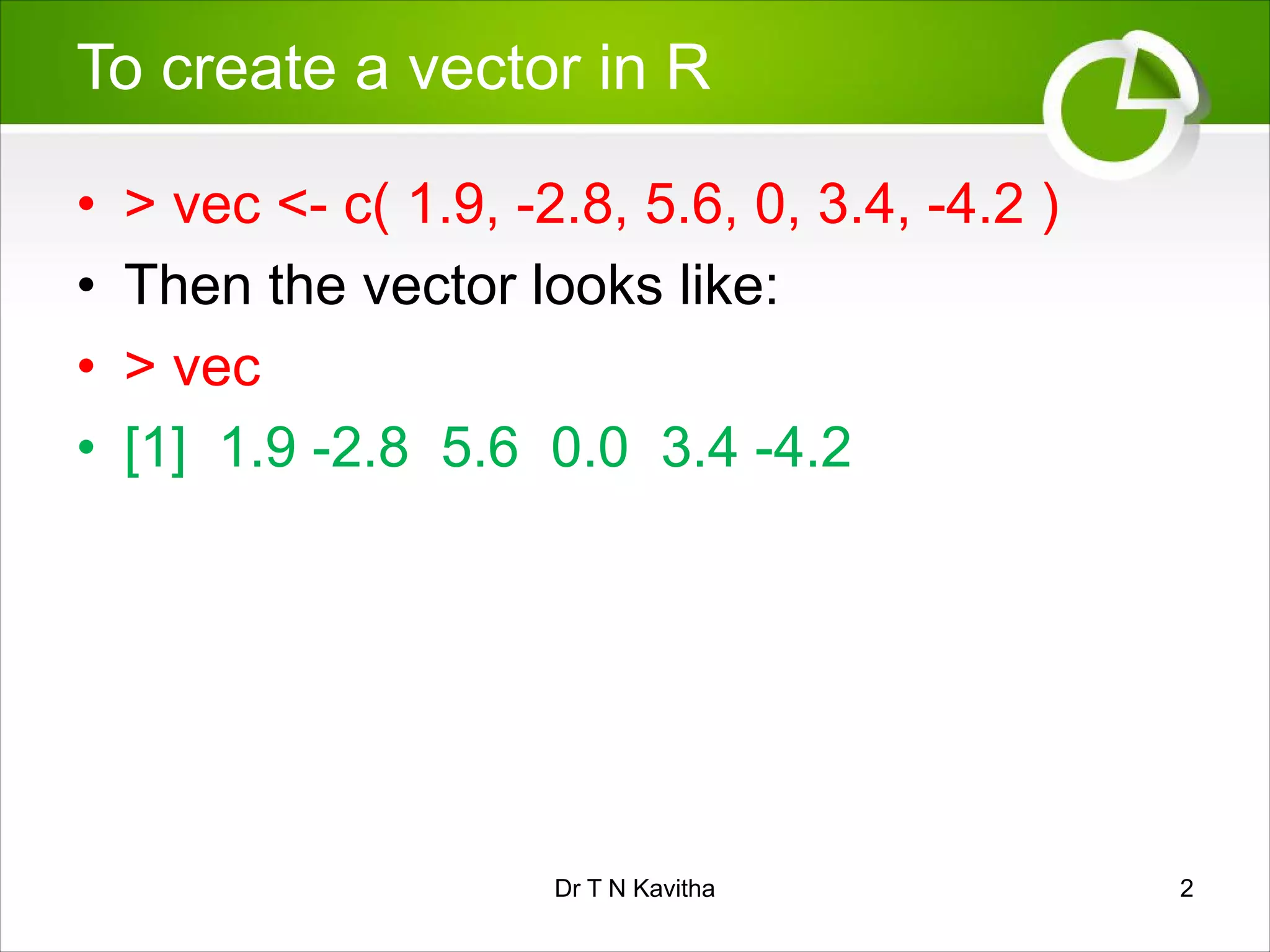 working with matrices in r | PDF