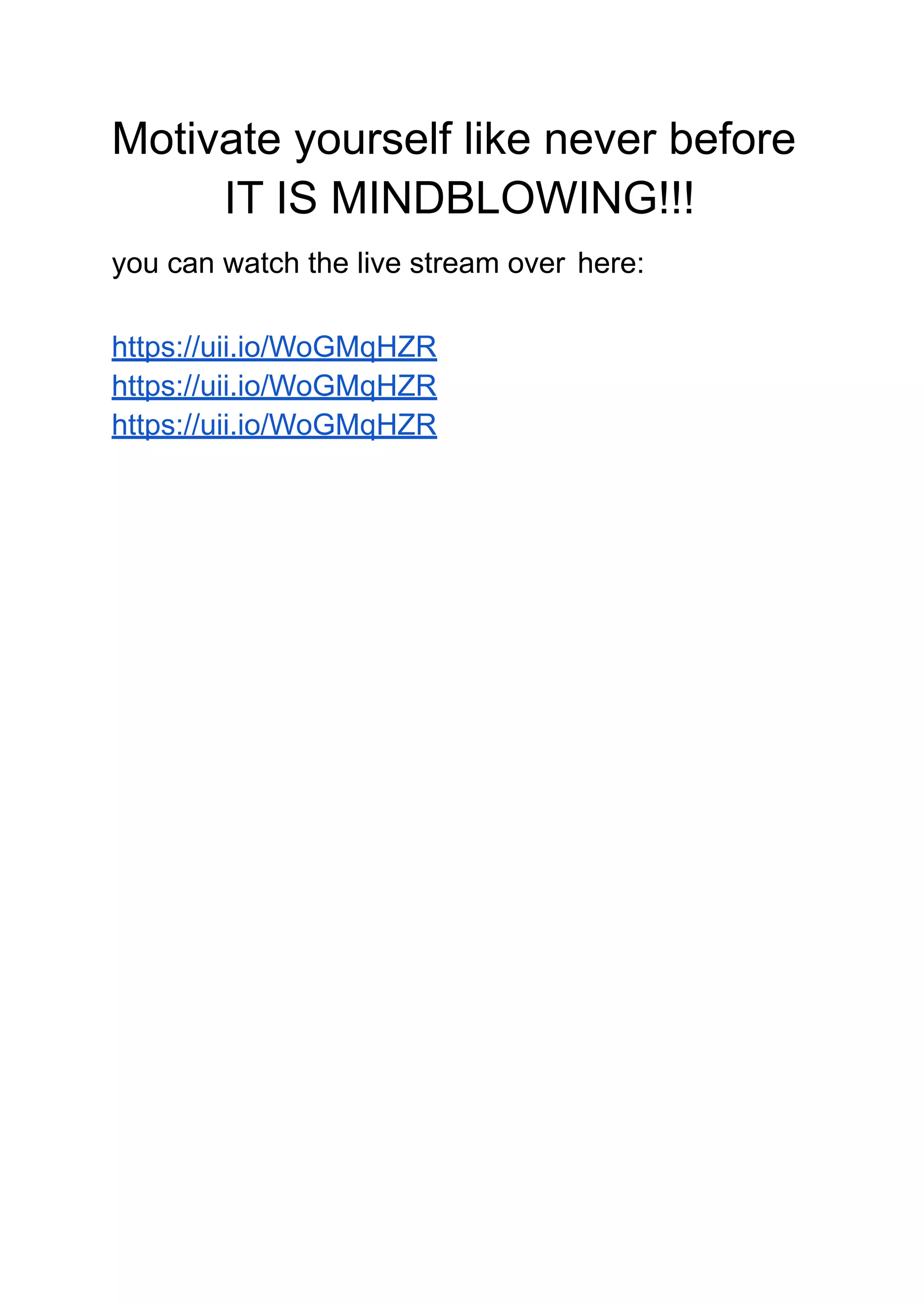 Motivate yourself like never before | PDF