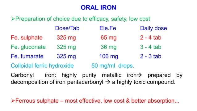 iron preparation | PDF | Digestive Disorders | Diseases and Conditions