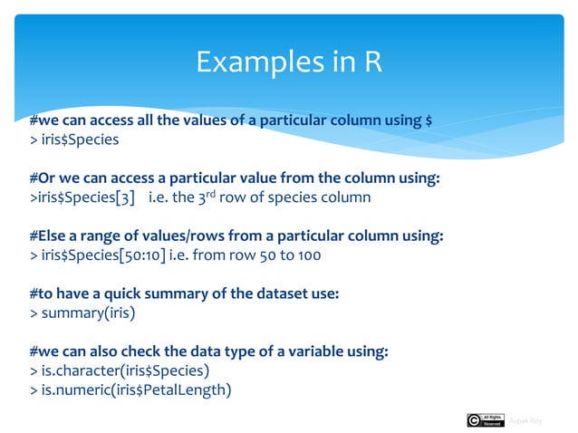 Data Types and Structures in R | PDF