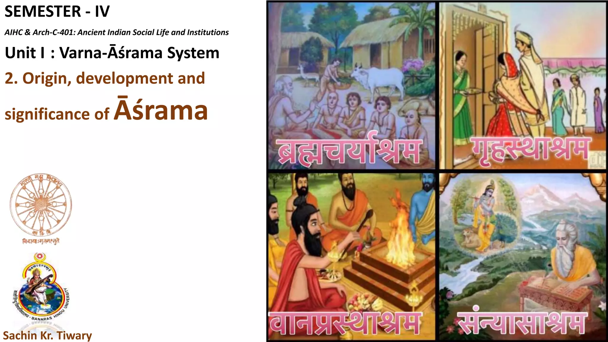 Origin, development and significance of Ashram | PPT
