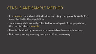 Methods of sampling Statistics | PPTX