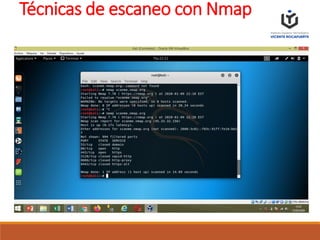 Técnicas de escaneo con Nmap
 