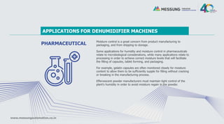 DEHUMIDIFIER MACHINE AUTOMATION WITH MESSUNG'S NX-ERA XPRESS