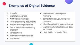 Digital Evidence Log Example Fundamental digital forensik | PDF